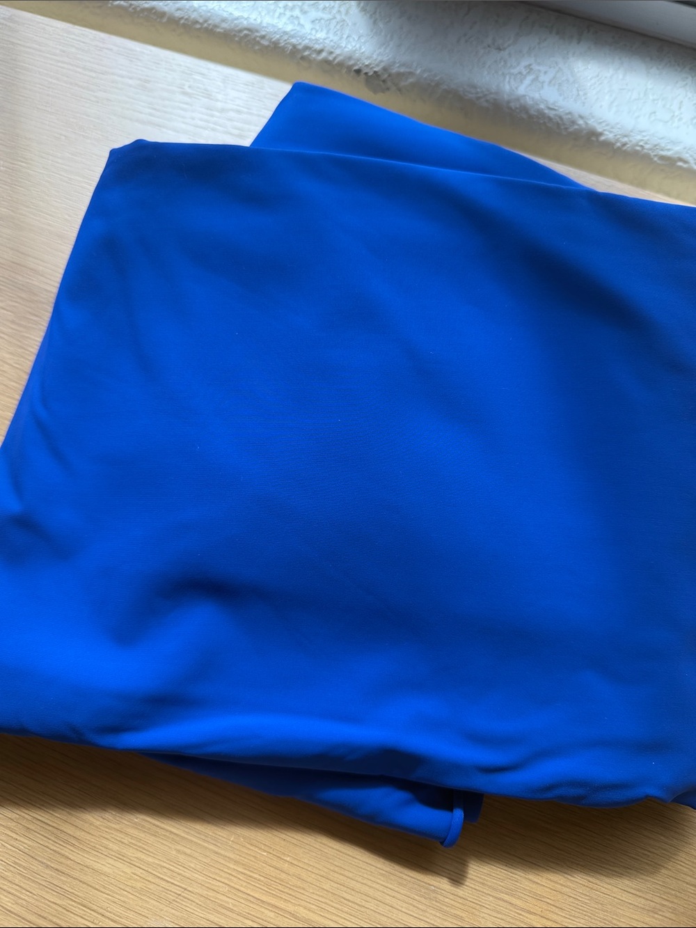 Matte nylon blue swim fabric, fabric by the yard, nylon fabric